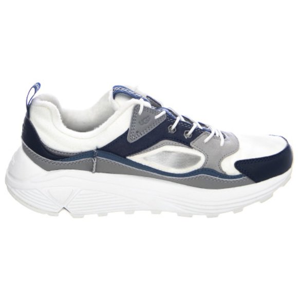 Mens Miwo Trainer Mono Dark / Sapphire Low Shoes - Picture 2 of 6